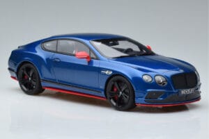 Bentley Continental GT Speed Black Edition Blau GT Spirit 1:18 KJ006 Resin – Bild 4 von 6