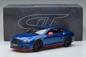 Bentley Continental GT Speed Black Edition Blau GT Spirit 1:18 KJ006 Resin – Bild 6 von 6