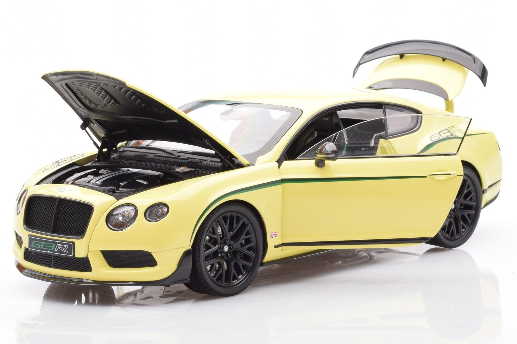 Bentley Continental GT3-R Citric Almost Real 1:18 830403 Metall – Bild 2 von 8