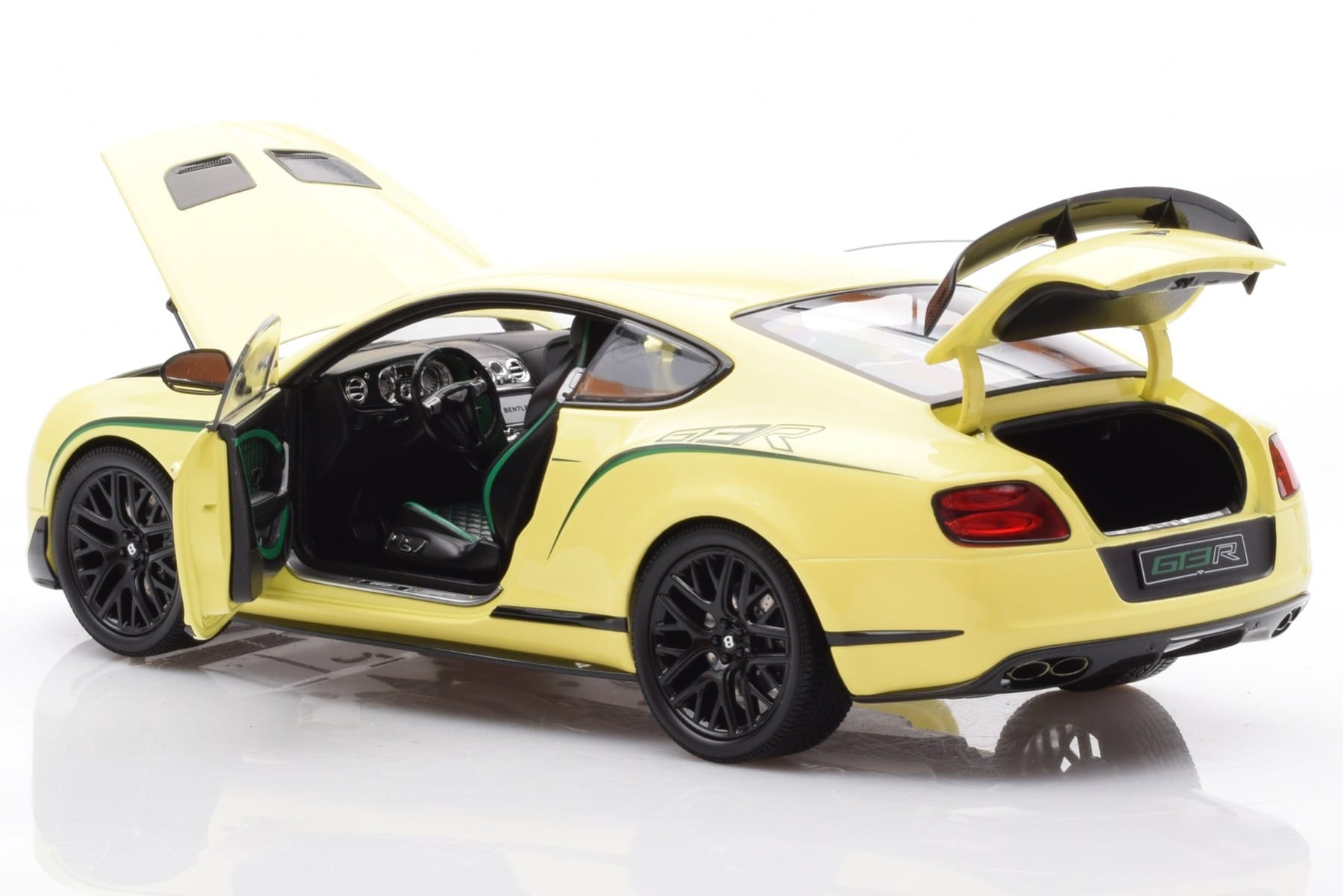 Bentley Continental GT3-R Citric Almost Real 1:18 830403 Metall – Bild 5 von 8