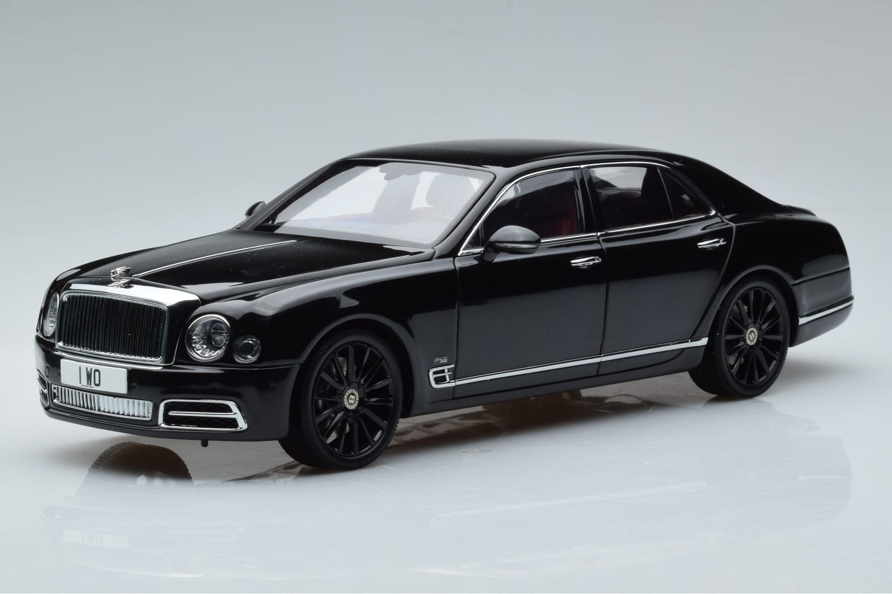 Bentley Mulsanne W.O. Edition By Mulliner Schwarz Almost Real 1:18 830508 Metall