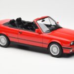 BMW 318i E30 Cabriolet Rot Norev 1:18 - image 4 of 6