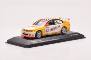 BMW 320i E46 Wiechers Sport #32 Hennerici / Wiechers WTCC 2005 Minichamps 1:43 400052432 Metall – Bild 2 von 4