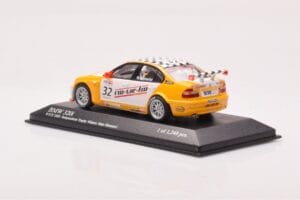 BMW 320i E46 Wiechers Sport #32 Hennerici / Wiechers WTCC 2005 Minichamps 1:43 400052432 Metall – Bild 3 von 4