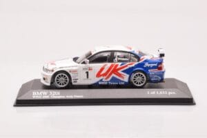 BMW 320si E90 BMW Team UK #1 A. Priaulx WTCC Porto Winner 2007 Minichamps 1:43