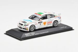 BMW 320si E90 BMW Team Italy Spain #4 A. Zanardi WTCC Brno 3rd Race 2007 Minichamps 1:43 400072604 Metall – Bild 2 von 4