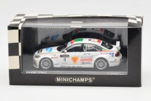 BMW 320si E90 BMW Team Italy Spain #4 A. Zanardi WTCC Brno 3rd Race 2007 Minichamps 1:43 400072604 Metall – Bild 4 von 4