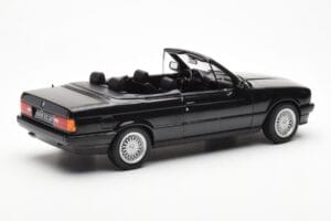 BMW 325i E30 Cabriolet Schwarz Metallic Norev 1:18 183211 Metall – Bild 2 von 6