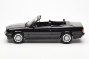 BMW 325i E30 Cabriolet Schwarz Metallic Norev 1:18 183211 Metall – Bild 3 von 6
