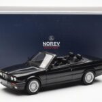 BMW 325i E30 Cabriolet Schwarz Metallic Norev 1:18 - image 6 of 6