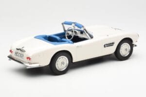BMW 507 Roadster Weiss Norev 1:18 183232 Metall – Bild 2 von 6