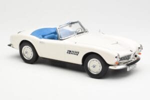 BMW 507 Roadster Weiss Norev 1:18 183232 Metall – Bild 4 von 6