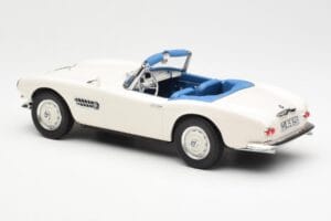 BMW 507 Roadster Weiss Norev 1:18 183232 Metall – Bild 5 von 6
