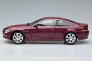 BMW 645Ci E63 Dunkelrot Kyosho 1:18 08701CR Metall – Bild 4 von 7