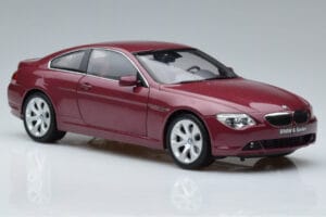 BMW 645Ci E63 Dunkelrot Kyosho 1:18 08701CR Metall – Bild 5 von 7