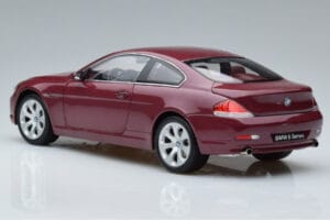 BMW 645Ci E63 Dunkelrot Kyosho 1:18 08701CR Metall – Bild 6 von 7