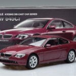 BMW 645Ci E63 Dunkelrot Kyosho 1:18 08701CR Metall - image 7 of 7