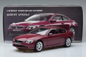 BMW 645Ci E63 Dunkelrot Kyosho 1:18 08701CR Metall – Bild 7 von 7