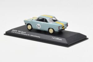 BMW 700 Sport #64 Hulbusch / Stausberg 12 Hours of Nurburgring 1961 Minichamps 1:43 400612364 Metall – Bild 3 von 4