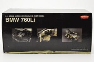 BMW 760Li E66 Schwarz Kyosho 1:18 08572BK Metall – Bild 8 von 9