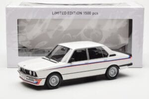 BMW M535i E12 Weiss Norev 1:18 183265 Metall – Bild 5 von 5