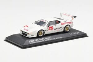 BMW M1 IMSA #25 Red Lobster Cowart / Miller LA Times Grand Prix Winner 1981 Minichamps 1:43 430812525 Metall – Bild 2 von 4
