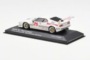 BMW M1 IMSA #25 Red Lobster Cowart / Miller LA Times Grand Prix Winner 1981 Minichamps 1:43 430812525 Metall – Bild 3 von 4
