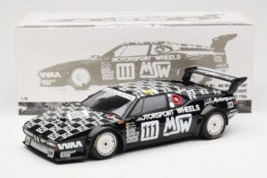 BMW M1 #111 Team MK Motorsport J-L. Witmeur / Krankenberg / Libert 24 Hours of Le Mans 1986 Minichamps 1:18 180862911 Metall – Bild 8 von 8