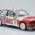 BMW M3 E30 Bastos #1 R. Ravaglia / E. Pirro / E. Van de Poele 24 Hours of Spa 1991 IXO 1:18 - image 4 of 6