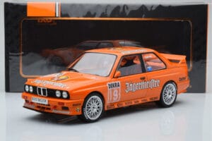 BMW M3 E30 Jagermeister #19 A. Hahne DTM Nurburgring 1992 IXO 1:18 18RMC082A Metall – Bild 6 von 6