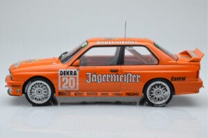 BMW M3 E30 Jagermeister #20 W. Gardner DTM Nurburgring 1992 IXO 1:18 18RMC082B Metall – Bild 3 von 6