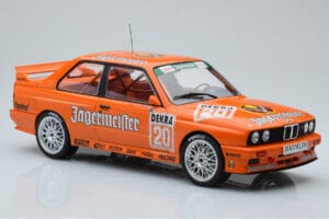 BMW M3 E30 Jagermeister #20 W. Gardner DTM Nurburgring 1992 IXO 1:18 18RMC082B Metall – Bild 4 von 6