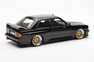 BMW M3 E30 Sport Evolution Schwarz Custom Wheels AUTOart 1:18 70562 Metall – Bild 3 von 8