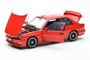 BMW M3 E30 Sport Evolution Cecotto Edition Rot AUTOart 1:18 70566 Metall – Bild 2 von 8