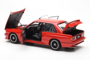 BMW M3 E30 Sport Evolution Cecotto Edition Rot AUTOart 1:18 70566 Metall – Bild 5 von 8