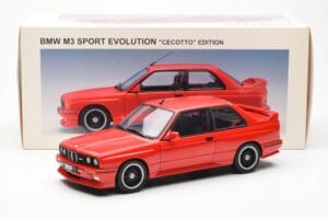 BMW M3 E30 Sport Evolution Cecotto Edition Rot AUTOart 1:18 70566 Metall – Bild 8 von 8