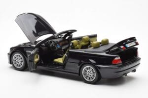 BMW M3 E46 Cabriolet Schwarz Kyosho 1:18 80430024431 Metall – Bild 5 von 8