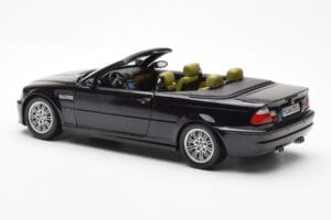BMW M3 E46 Cabriolet Schwarz Kyosho 1:18 80430024431 Metall – Bild 7 von 8