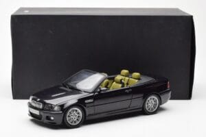 BMW M3 E46 Cabriolet Schwarz Kyosho 1:18 80430024431 Metall – Bild 8 von 8