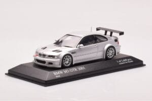 BMW M3 E46 GTR Street Silber Minichamps 1:43 403012105 Metall – Bild 2 von 4