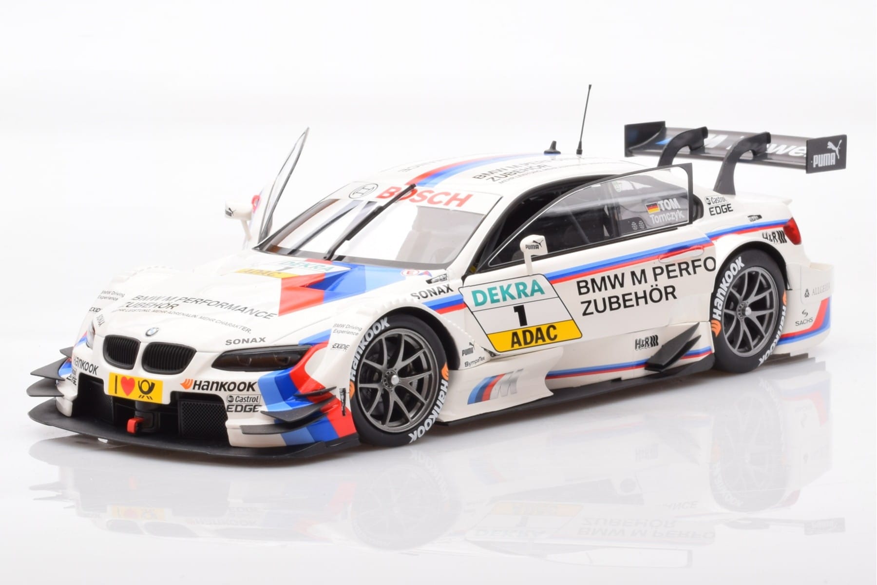 BMW M3 E92 #1 M. Tomczyk BMW M Performance DTM 2012 Minichamps 1:18 80432320097 Metall – Bild 2 von 8
