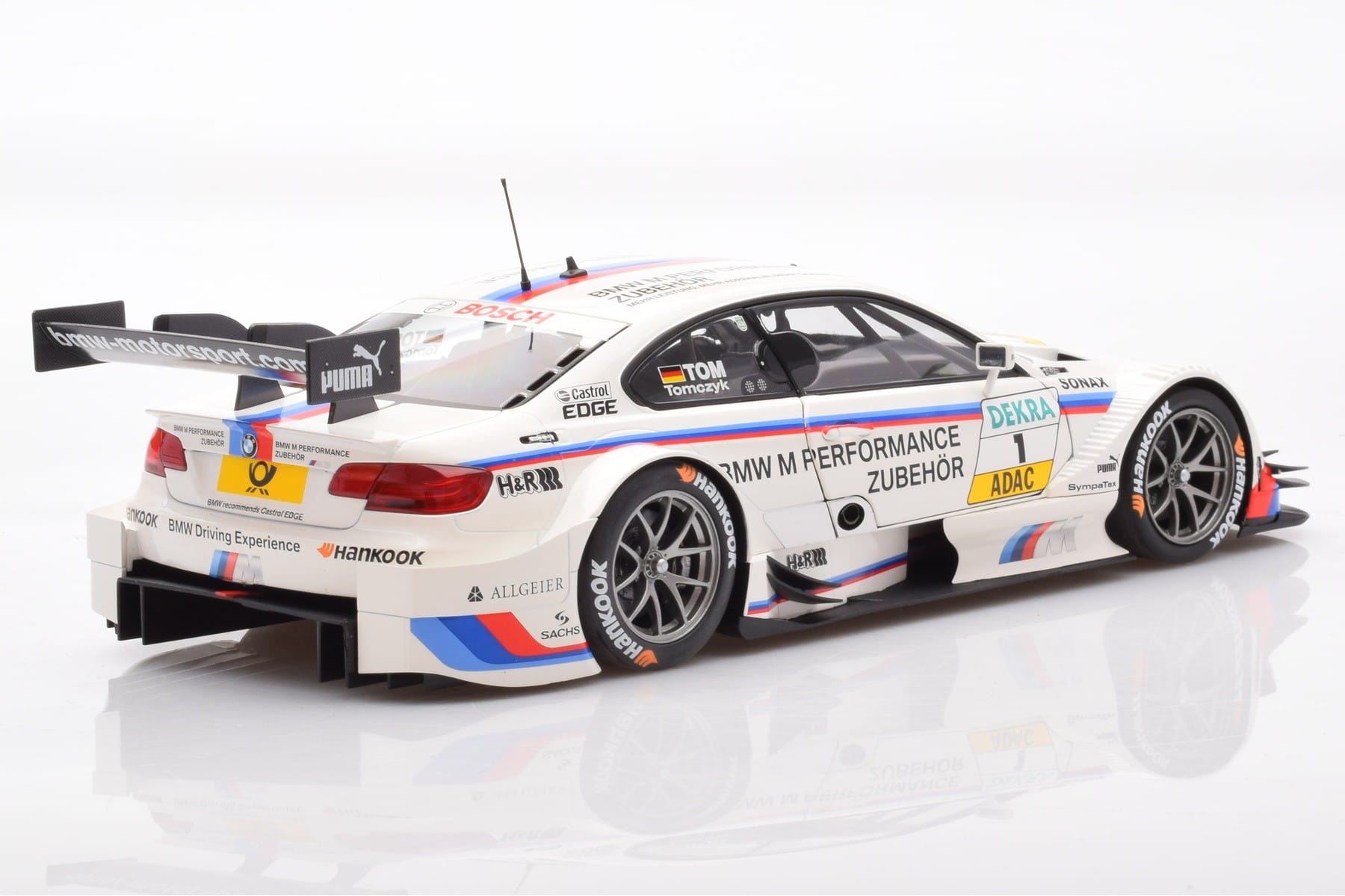 BMW M3 E92 #1 M. Tomczyk BMW M Performance DTM 2012 Minichamps 1:18 80432320097 Metall – Bild 3 von 8