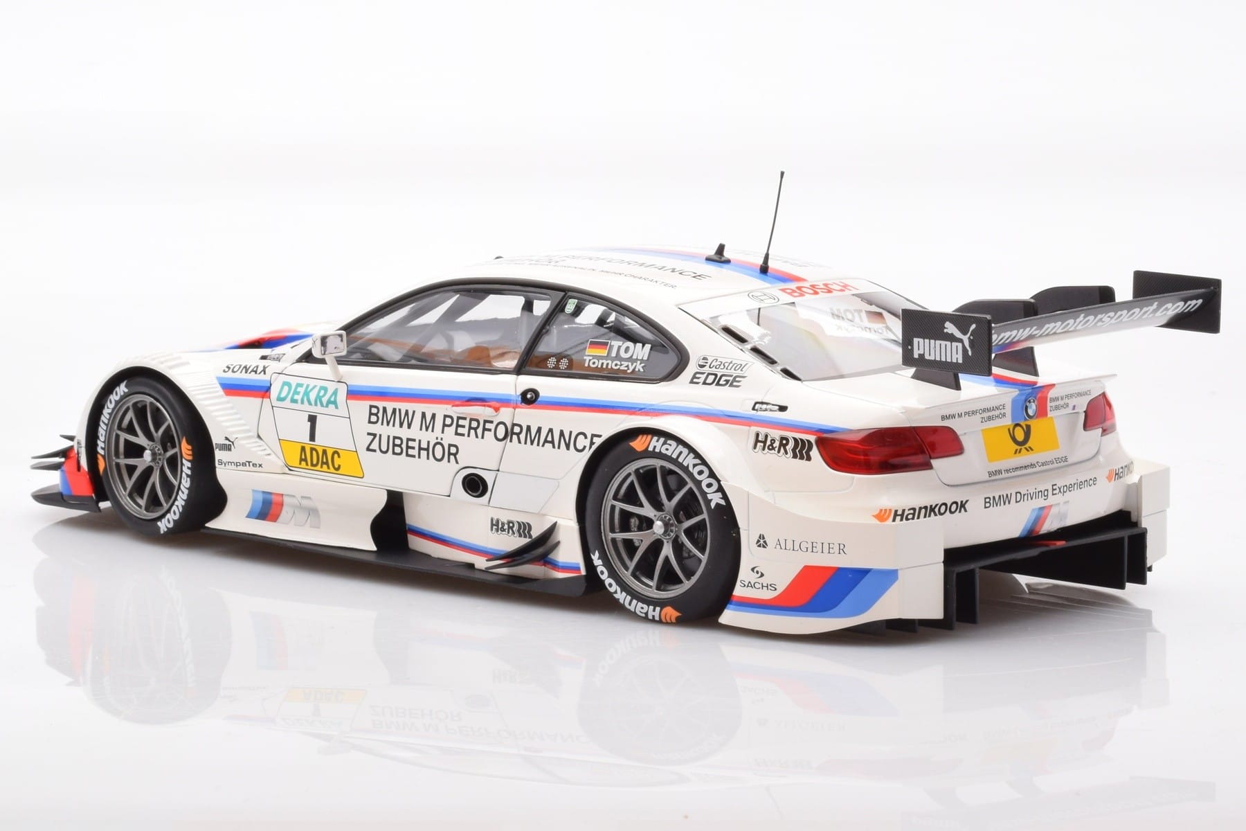 BMW M3 E92 #1 M. Tomczyk BMW M Performance DTM 2012 Minichamps 1:18 80432320097 Metall – Bild 7 von 8