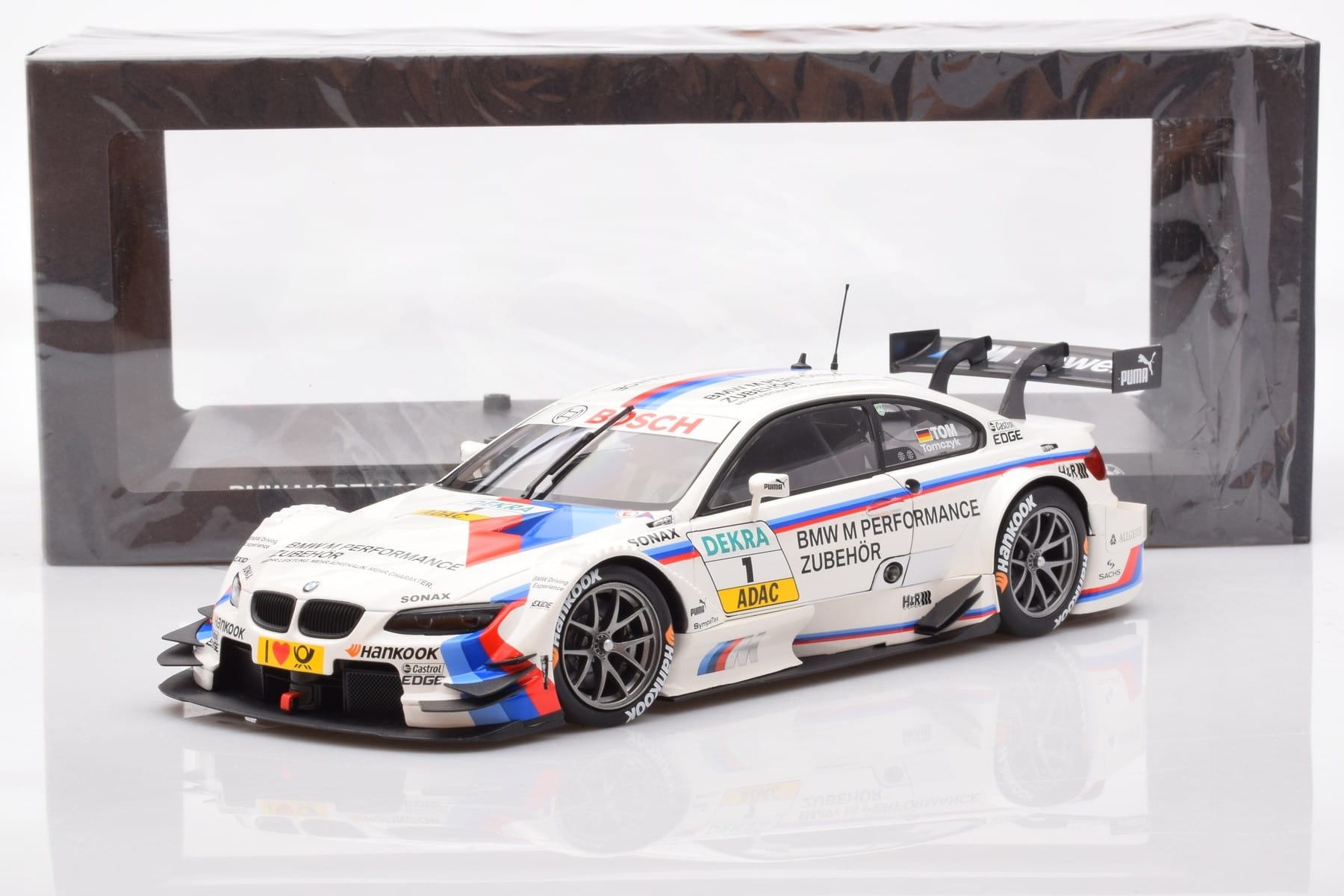 BMW M3 E92 #1 M. Tomczyk BMW M Performance DTM 2012 Minichamps 1:18 80432320097 Metall – Bild 8 von 8