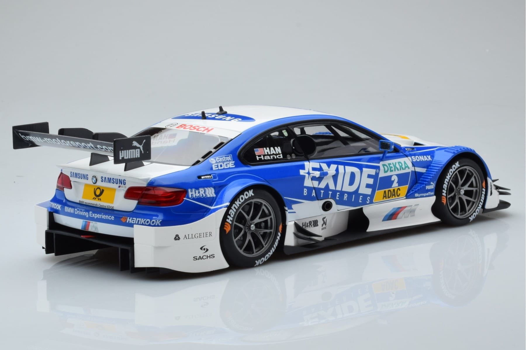 BMW M3 #2 BMW Team RMG A.J. Hand DTM 2012 Minichamps 1:18 100122202 Metall – Bild 3 von 8