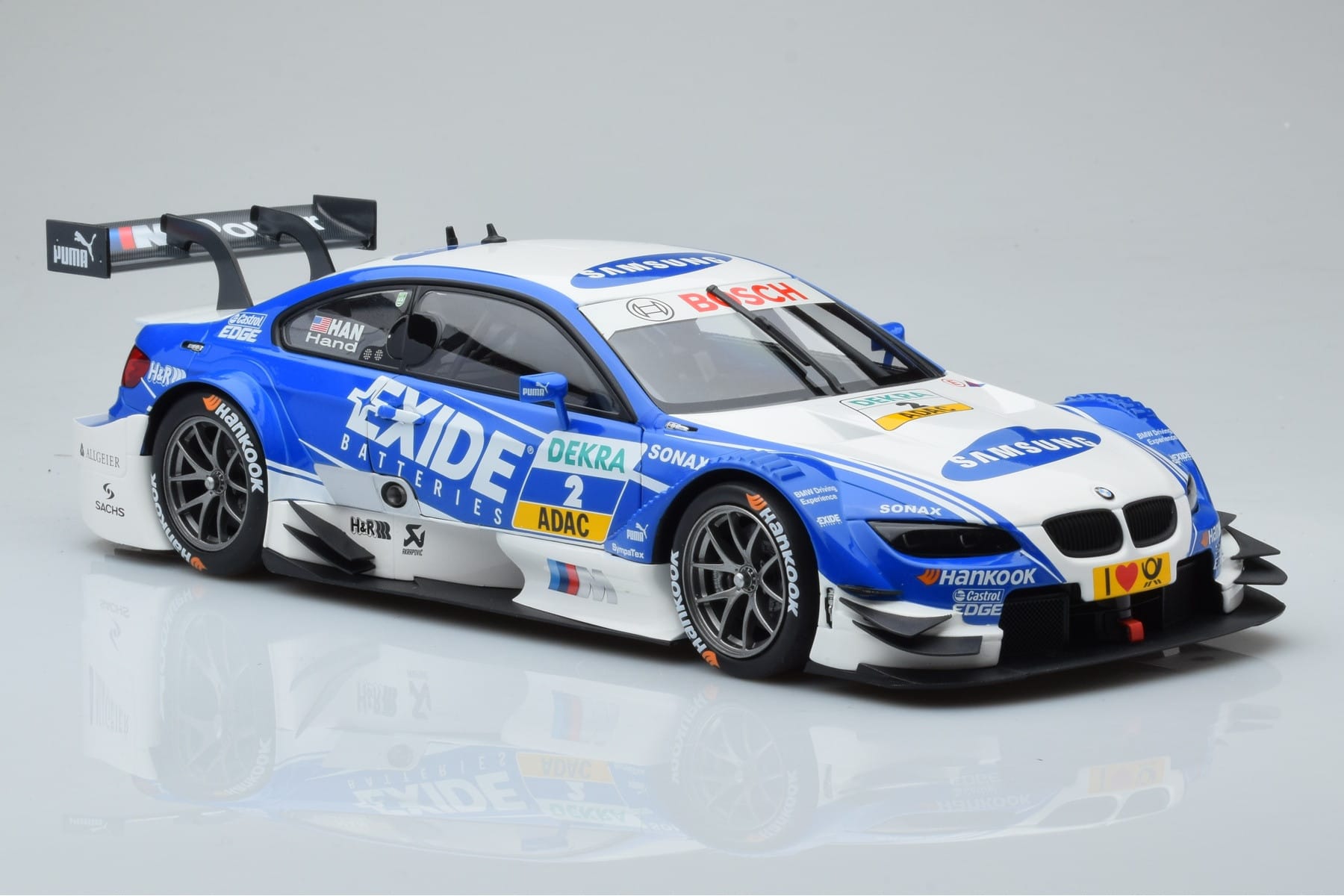 BMW M3 #2 BMW Team RMG A.J. Hand DTM 2012 Minichamps 1:18 100122202 Metall – Bild 5 von 8