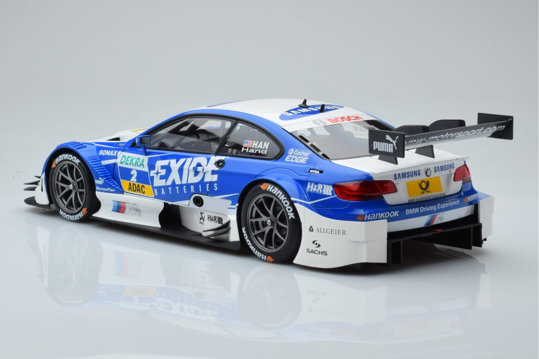 BMW M3 #2 BMW Team RMG A.J. Hand DTM 2012 Minichamps 1:18 100122202 Metall – Bild 6 von 8