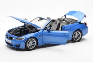 BMW M4 F83 Cabriolet Yas Marina Blau Paragon 1:18 80432339612 Metall – Bild 2 von 8