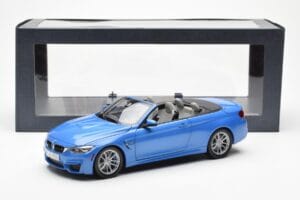 BMW M4 F83 Cabriolet Yas Marina Blau Paragon 1:18 80432339612 Metall – Bild 8 von 8
