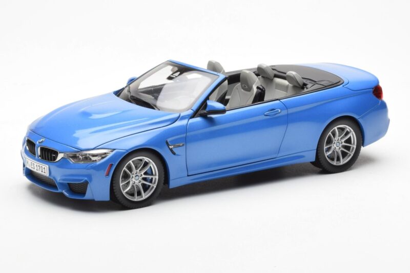 BMW M4 F83 Cabriolet Yas Marina Blau Paragon 1:18